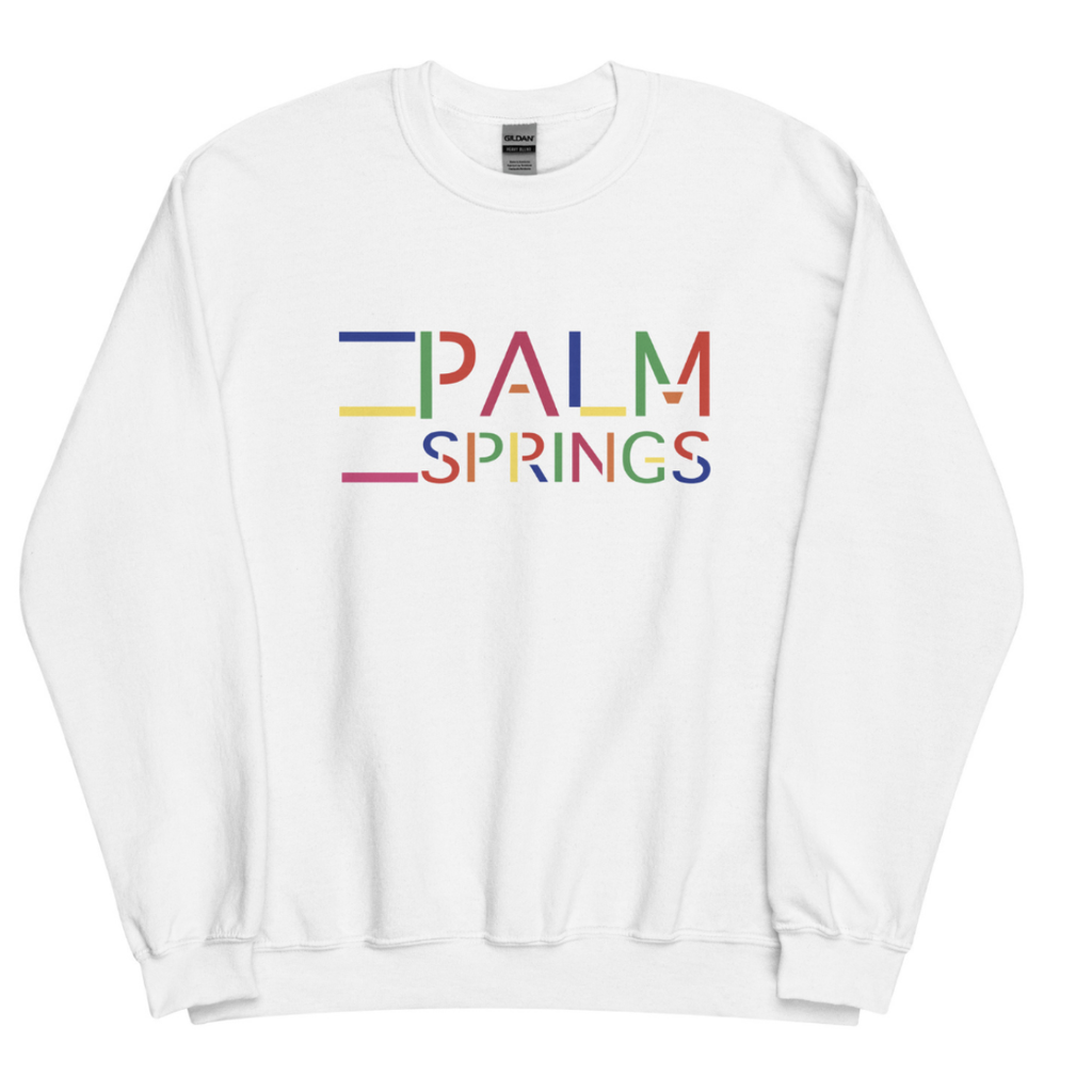 Peepa's Palm Springs 1980s Unisex Crewneck Sweatshirt