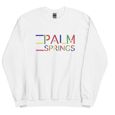 Peepa's Palm Springs 1980s Unisex Crewneck Sweatshirt