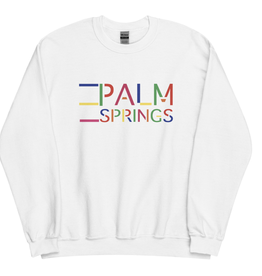 Peepa's Palm Springs 1980s Unisex Crewneck Sweatshirt