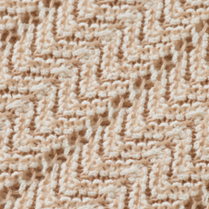 OPEN STRUCTURED KNITTED V-NECK