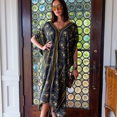Jennafer Grace Caspian Paisley Border Caftan