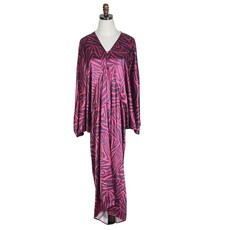 Jennafer Grace Delphine Deco Caftan in Plum Tigress
