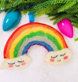 Cody Foster Jolly Rainbow Felt Ornament