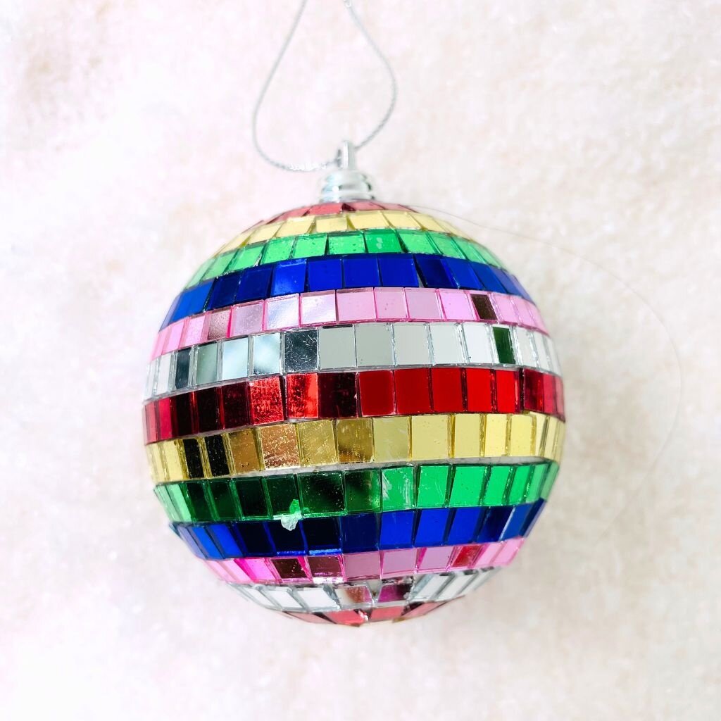 Cody Foster Spectrum Mirror Ball Ornament