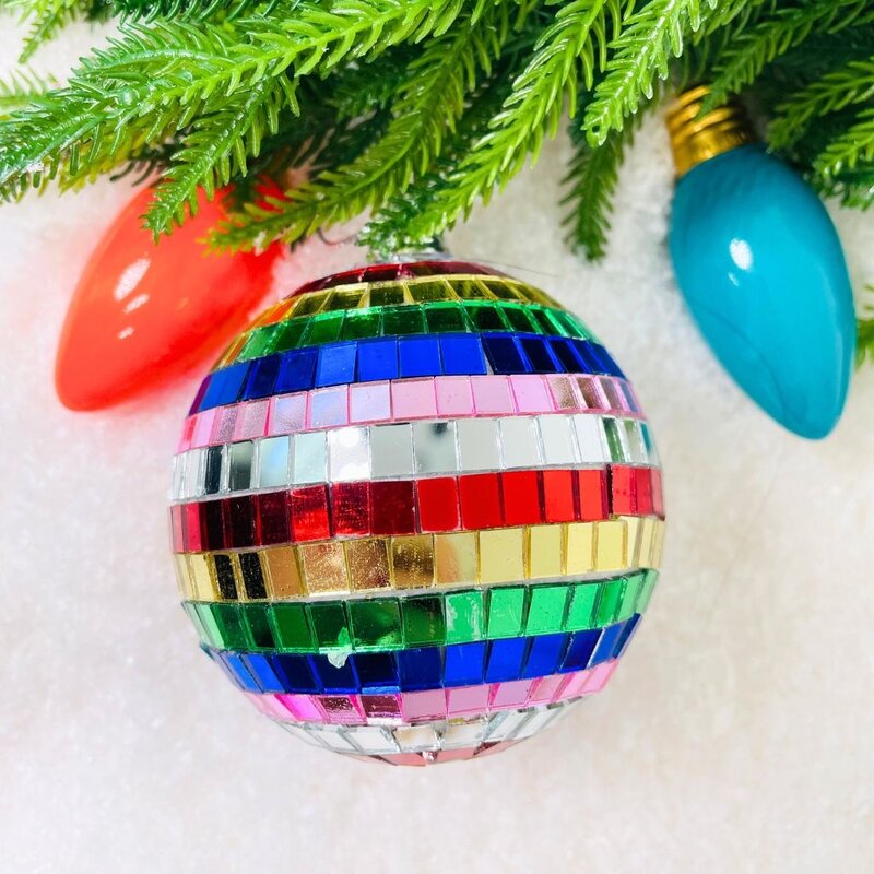 Cody Foster Spectrum Mirror Ball Ornament