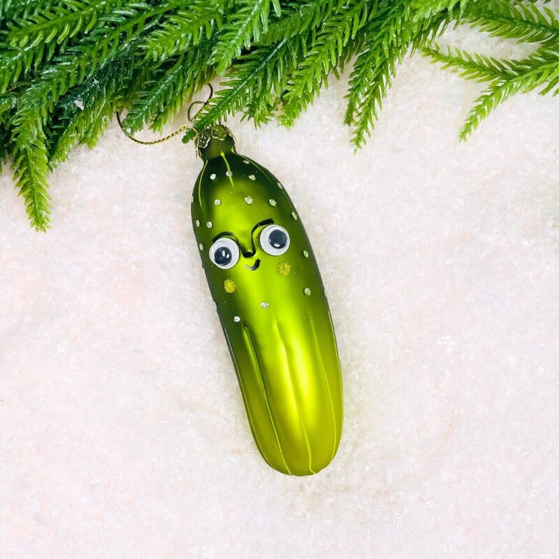 Cody Foster Googly Eye Pickle Ornament