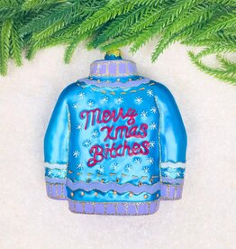 Cody Foster Merry Christmas Bitches Pink  Ornament