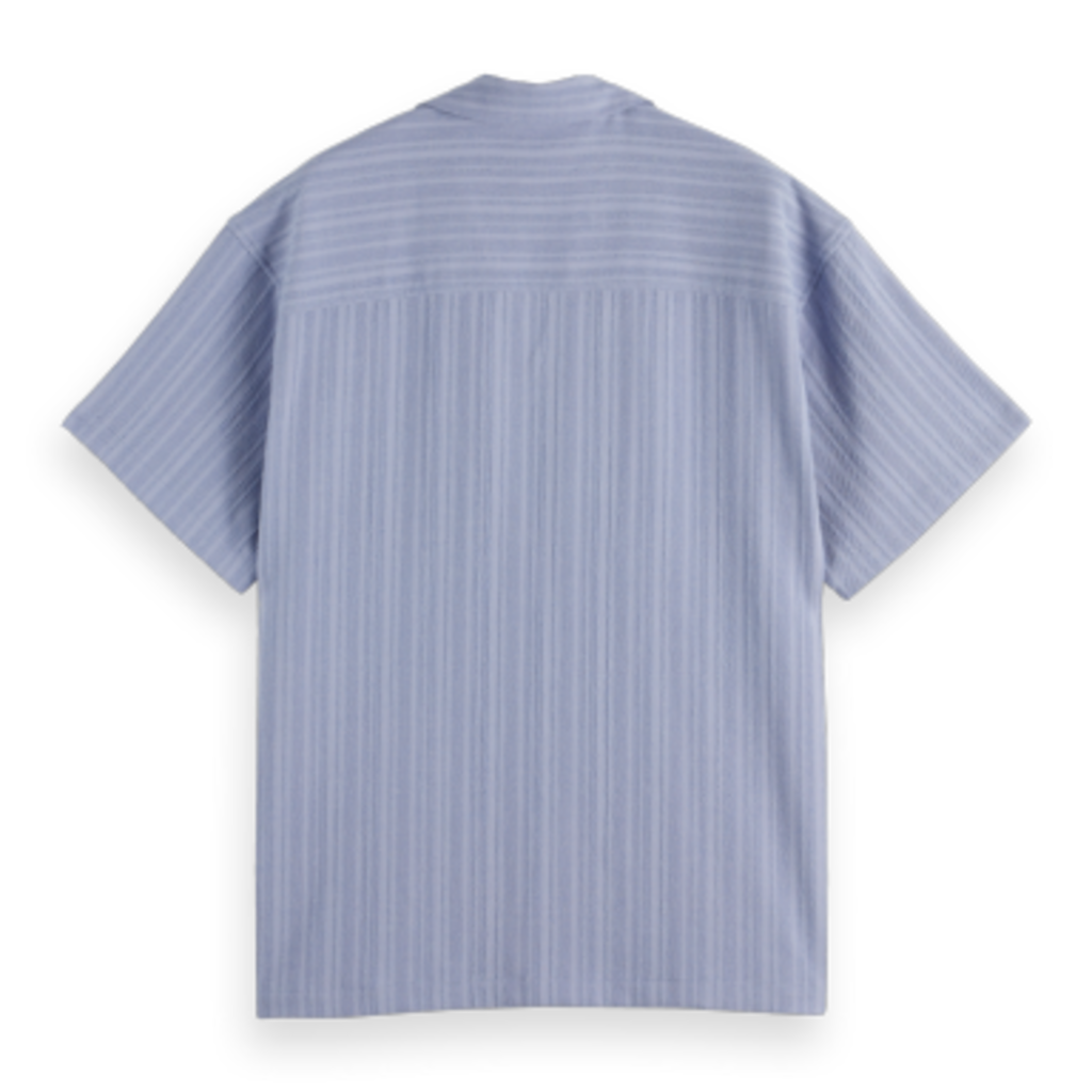 TONAL-STRIPED SHORT-SLEEVED SH