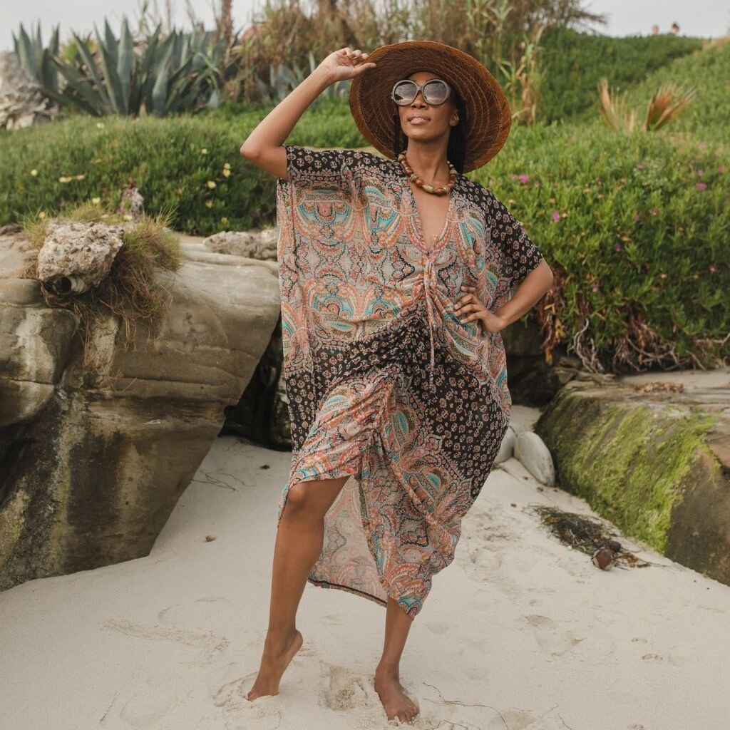 Jennafer Grace Consignment JGC Actius Caftan in Taj