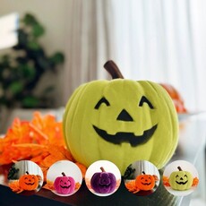 180 Degrees HLWN25 9in Flocked Jack O Lantern