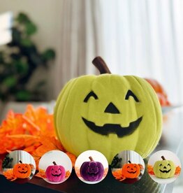 180 Degrees HLWN25 9in Flocked Jack O Lantern