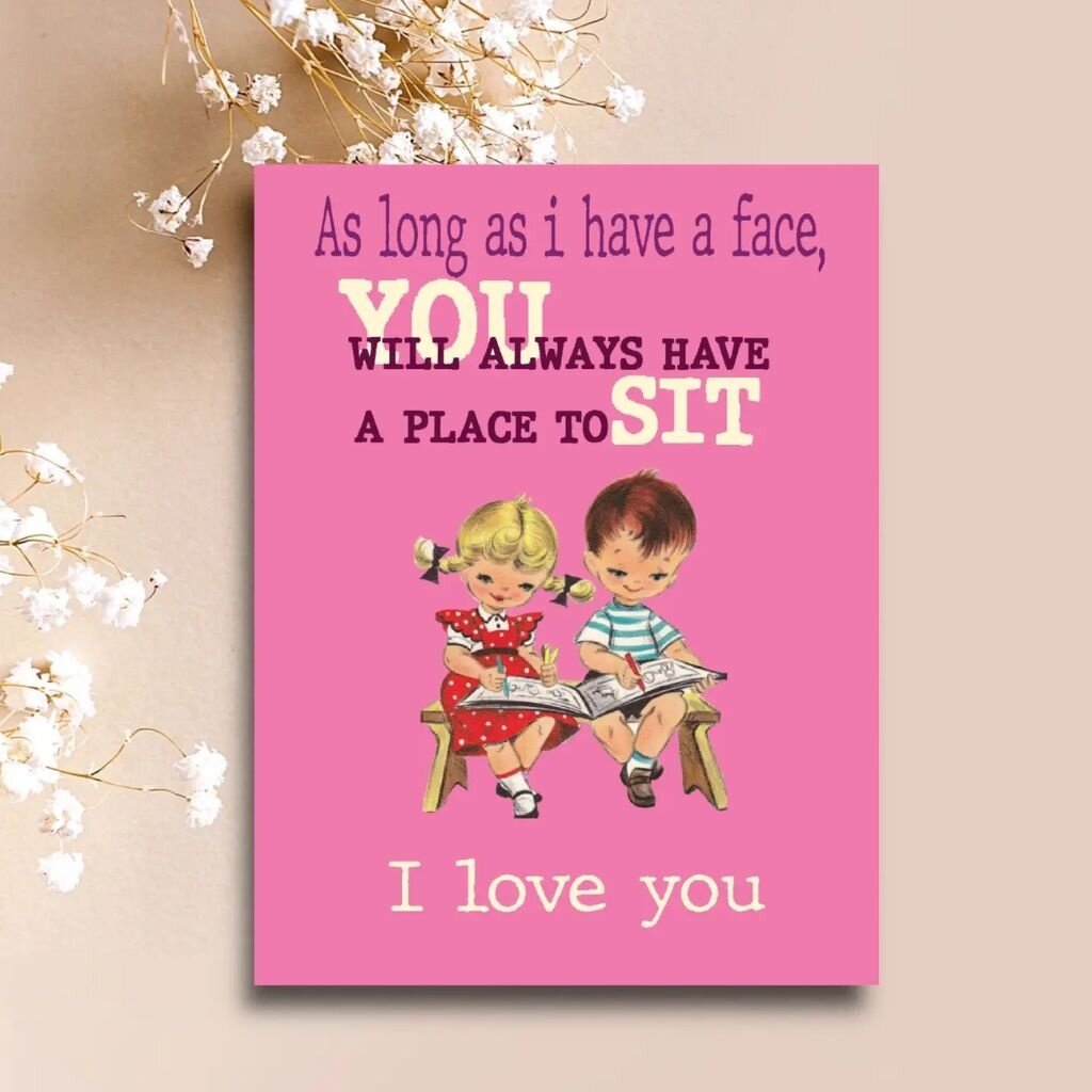 Paper Sluts A Place To Sit Greeting Card