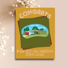 Paper Sluts New Neighbors Greeting Card