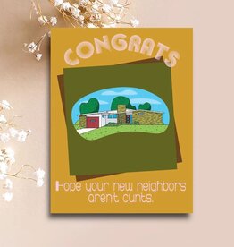 Paper Sluts New Neighbors Greeting Card