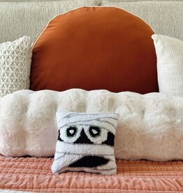 C+F Home HLWN25 Halloween Mummy Face Throw Pillow