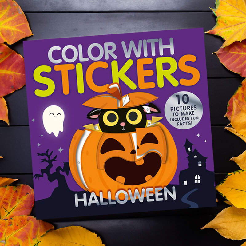 Penguin Random House Color With Stickers: Halloween