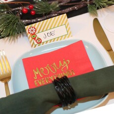 Mod Lounge Paper Co. Retro Ornament Placecards