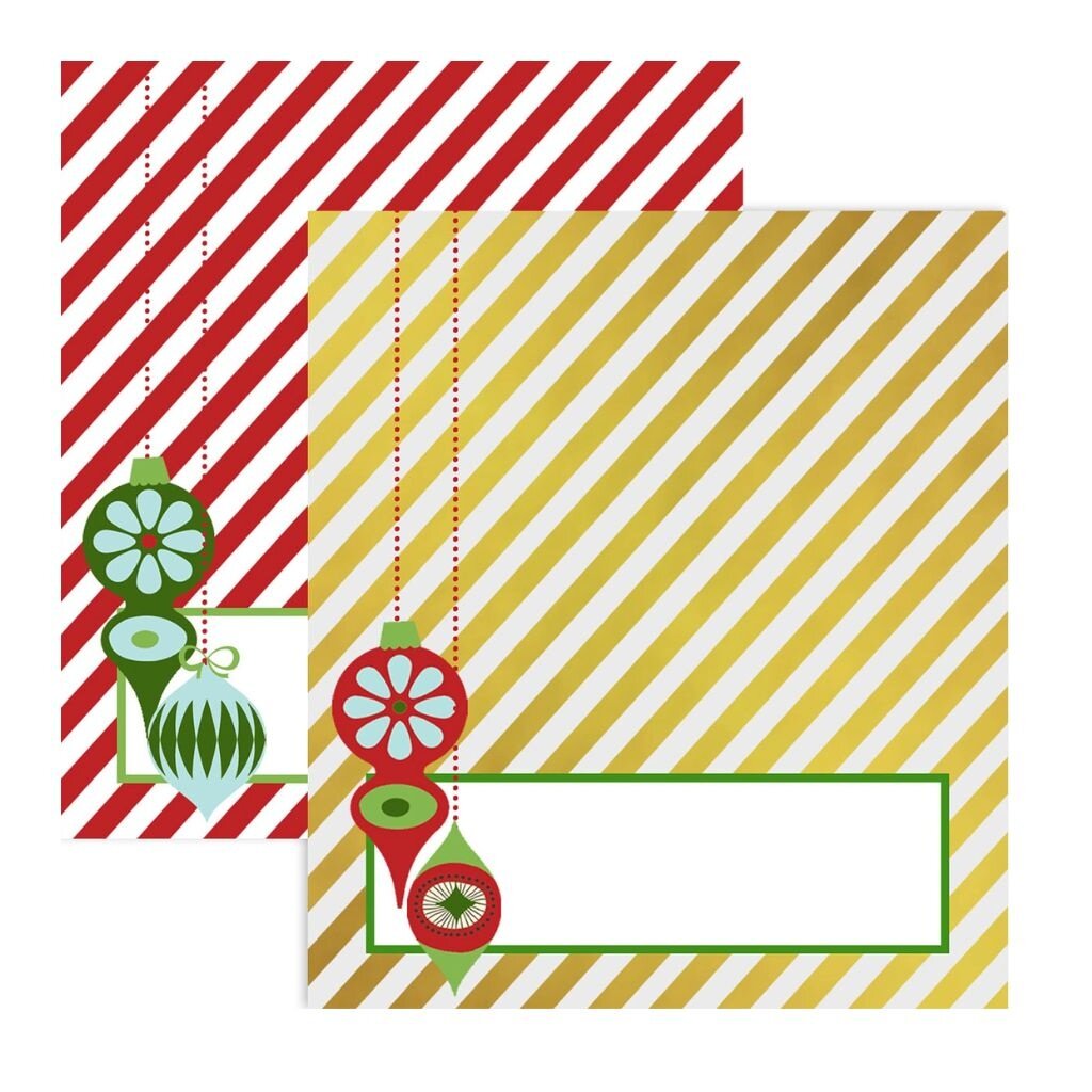 Mod Lounge Paper Co. Retro Ornament Placecards