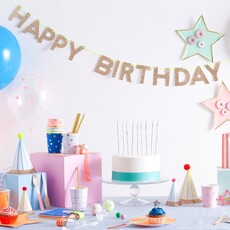 MeriMeri Gold Happy Birthday Garland