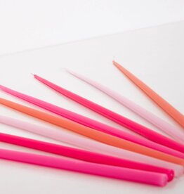 MeriMeri Pink Tall Tapered Candle