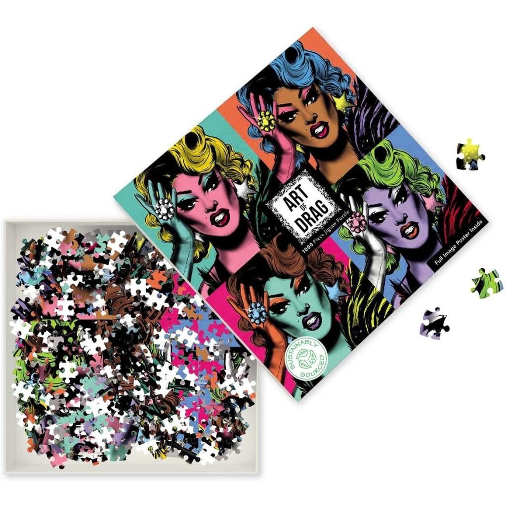 Simon & Schuster Adult Sustainable Jigsaw Puzzle Art of Drag