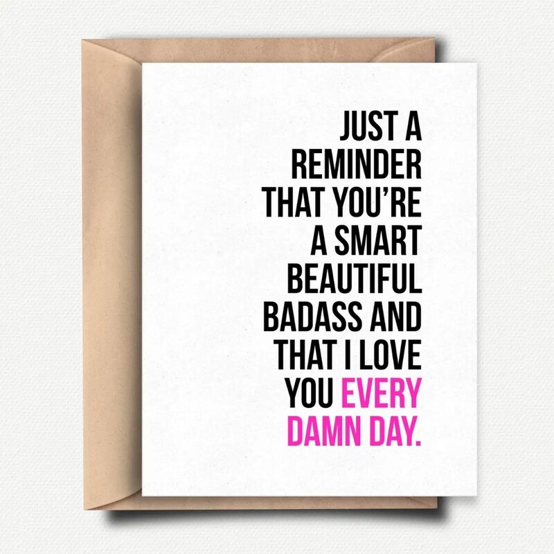 Top Hat and Monocle Badass Love Card