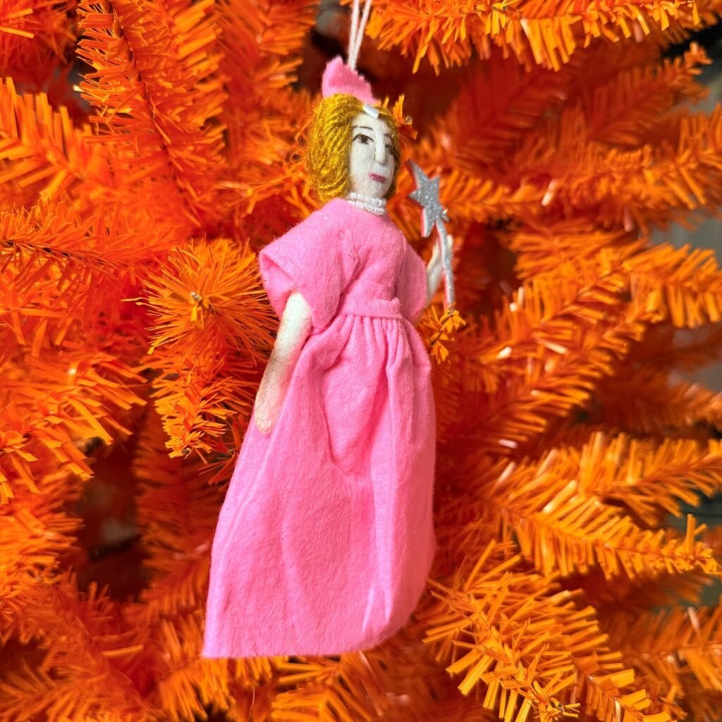 Silk Road Bizaar Glinda the Good Witch Ornament