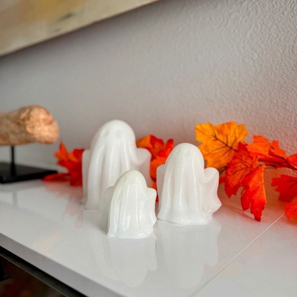 180 Degrees HLWN25 Lighted Ghost Candle