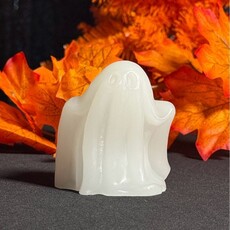 180 Degrees HLWN25 Lighted Ghost Candle