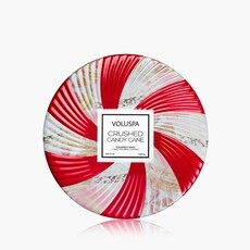 Voluspa Crushed Candy Cane 3 Wick Tin Candle