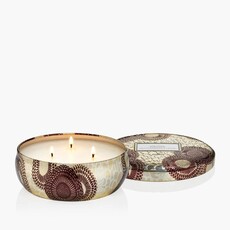 Voluspa Gilt Pomander & Hinoki 3 Wick Tin Candle