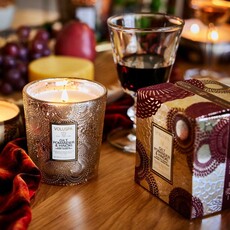 Voluspa Gilt Pomander & Hinoki 9oz Classic Candle