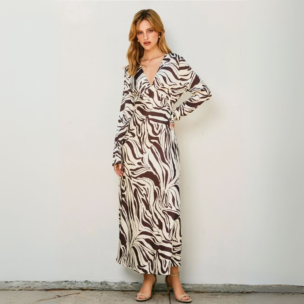 Dress Forum Fauna Deep V-Neck Maxi Dress