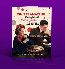Offensive & Delightful LV33 All These Years Love, Anniversary Card