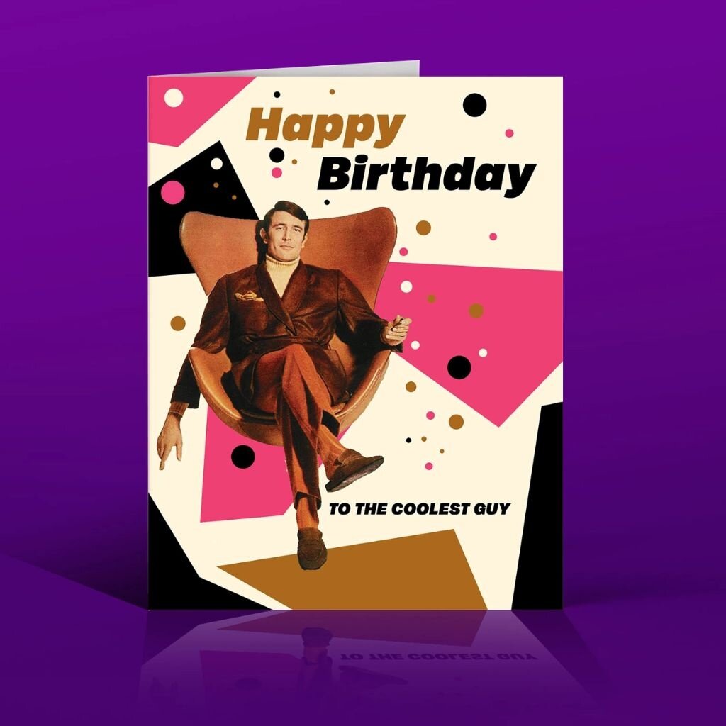 Offensive & Delightful BD05 Cool Man Birthday Card for Men