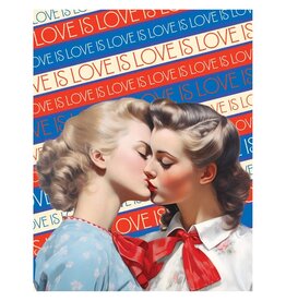 Offensive & Delightful GY22 Love is Love is Love LGBTQ Card