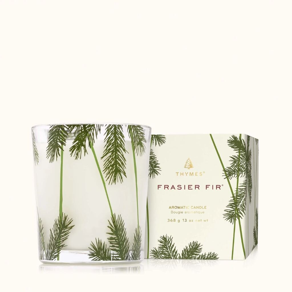 Thymes Frasier Fir Medium Candle Heritage 13oz