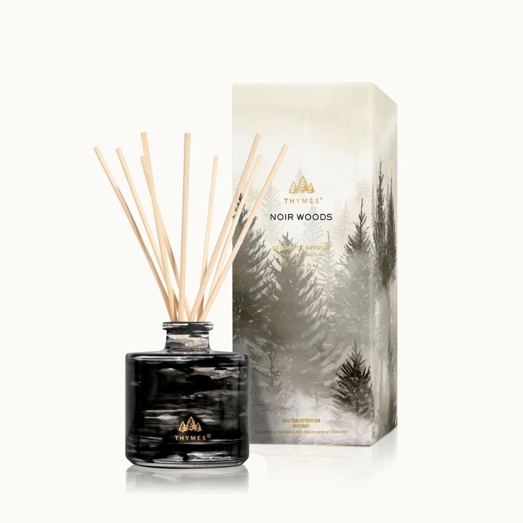 Thymes Noir Woods Petite Diffuser 4oz