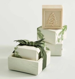 Thymes Frasier Fir Bar Soap & Dish Set