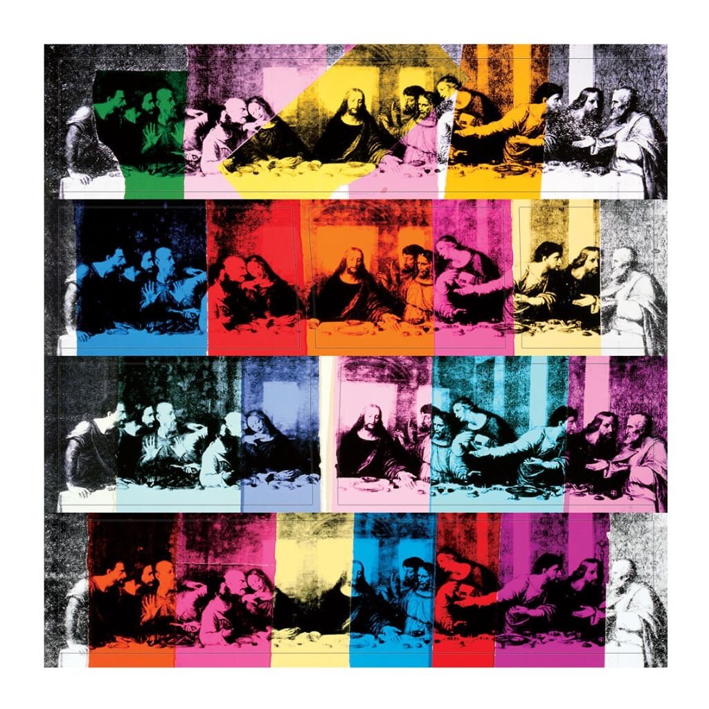Apply Stickers Sheet of 7 Stickers Last Suppers By Andy Warhol