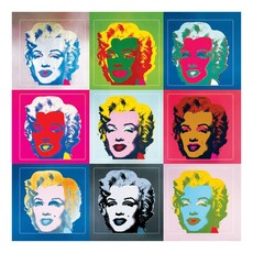 Apply Stickers Sheet of 9 Stickers Marilyn Monroe By Andy Warhol