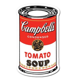Apply Stickers Large Campbell's Soup Can Andy Warhol Sticker