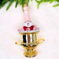 Cody Foster Champagne on Ice Ornament