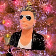 Cody Foster George Michael Glass Ornament