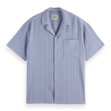 TONAL-STRIPED SHORT-SLEEVED SH