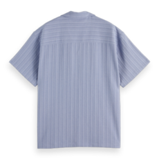 TONAL-STRIPED SHORT-SLEEVED SH