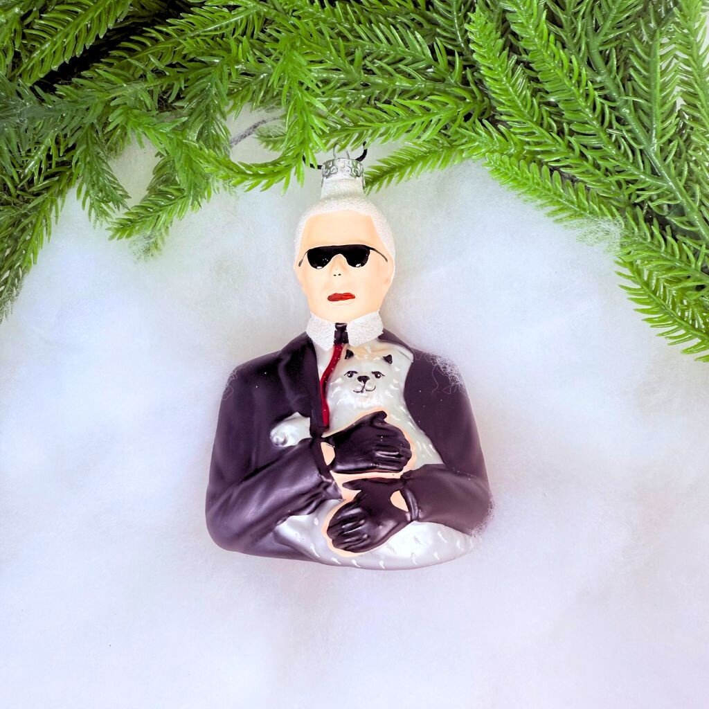 Cody Foster Karl Lagerfeld ornament