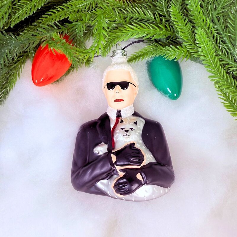 Cody Foster Karl Lagerfeld ornament
