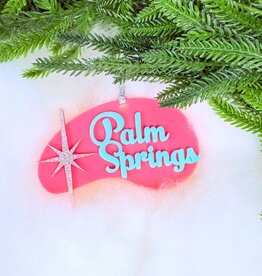 Peepa's Pink Palm Springs Ornament