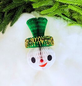 Cody Foster Honeycomb Snowman Ornament